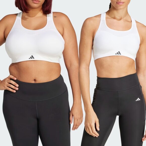 Adidas TLRD Impact High Support Sports Bra Size L Gym Training Sporty - Picture 1 of 11